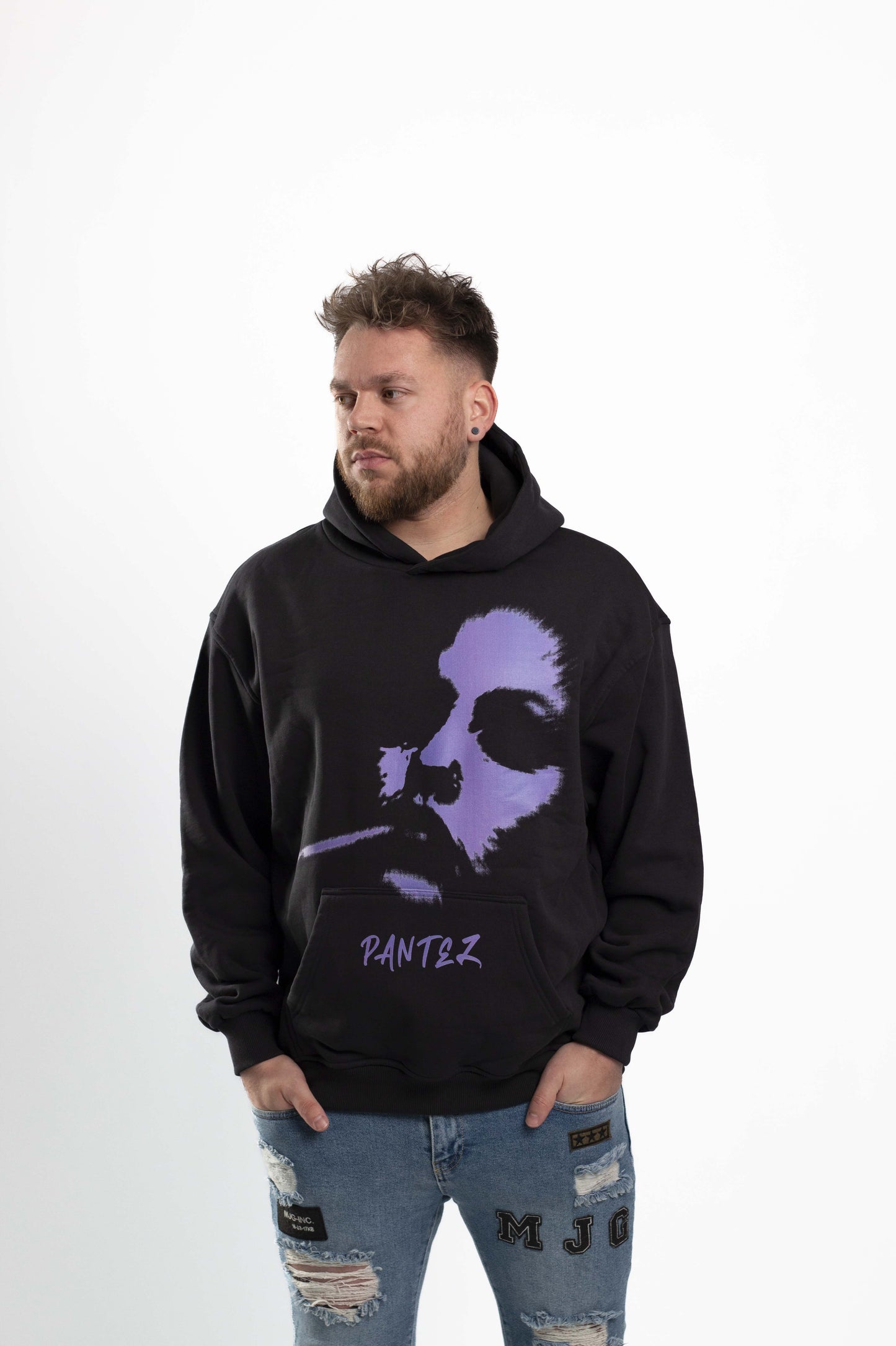 Oversized Hoodie Smoking
